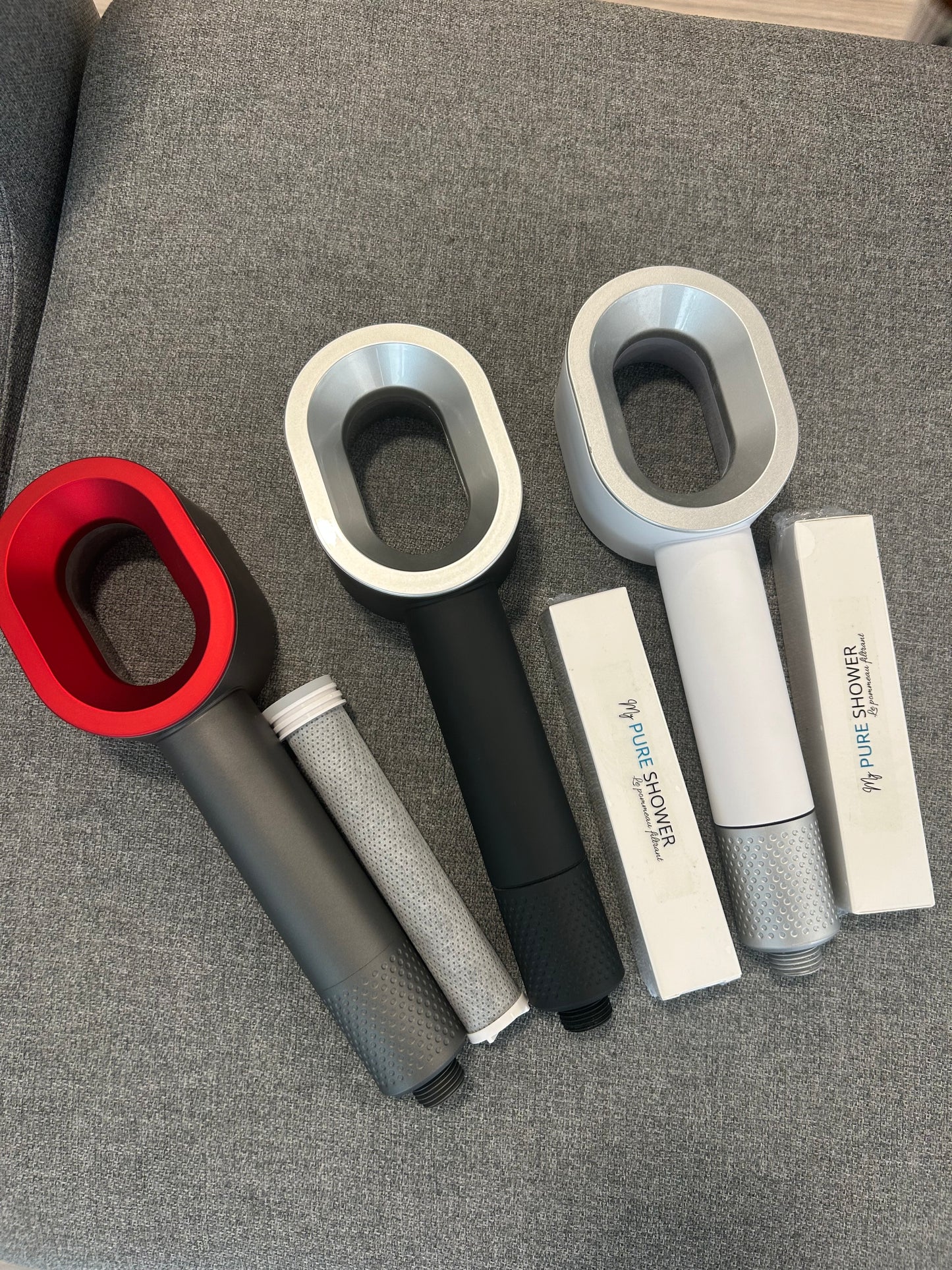 pommeau de douche mypureshower avec filtres offert pack pour toutes la famille