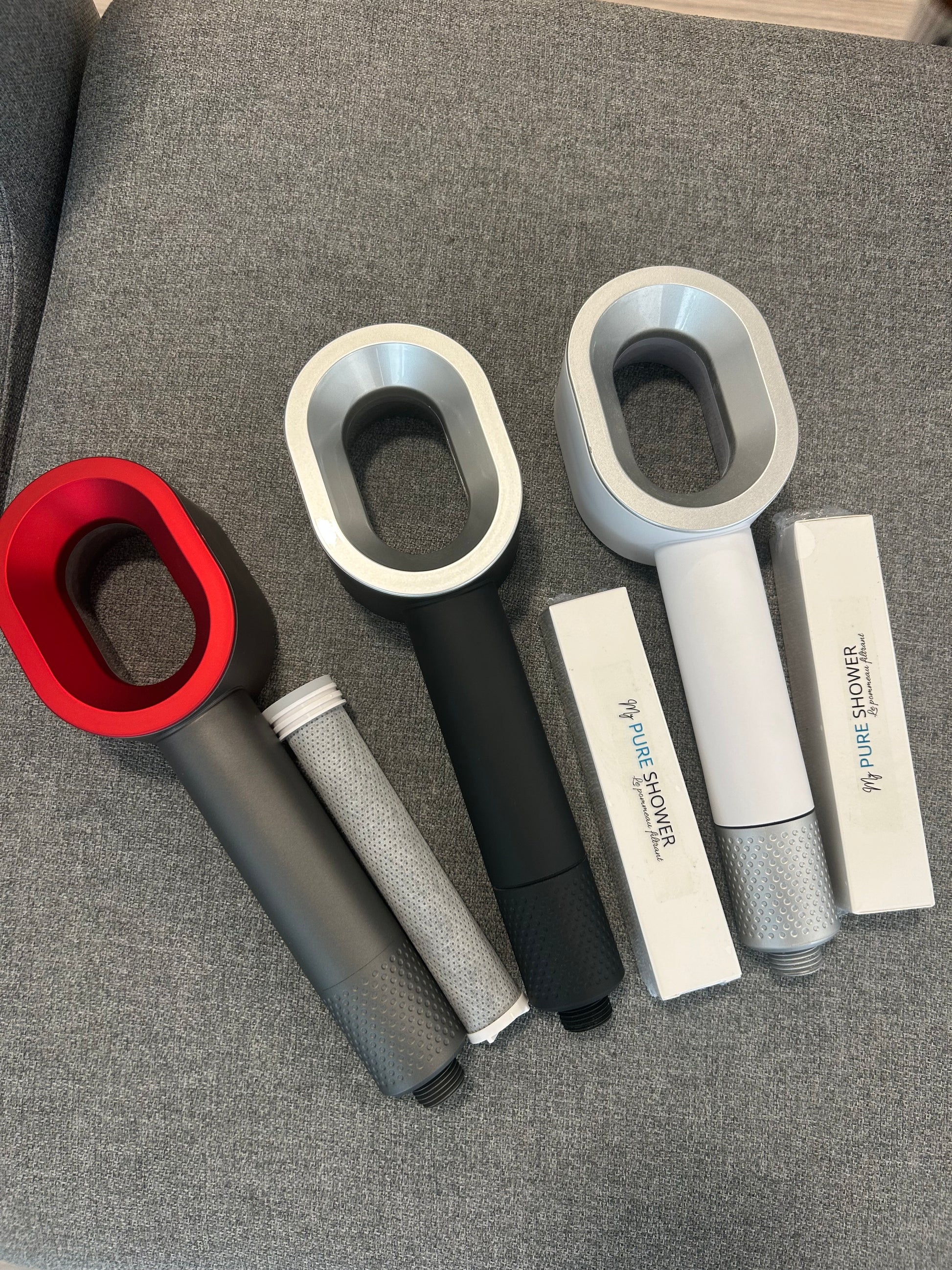 pommeau de douche mypureshower avec filtres offert pack pour toutes la famille